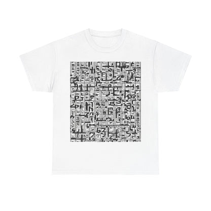 boostlete-boost-mode-pattern-plate-number-engraved-0103 — Unisex Heavy Cotton Tee (Gildan 5000)