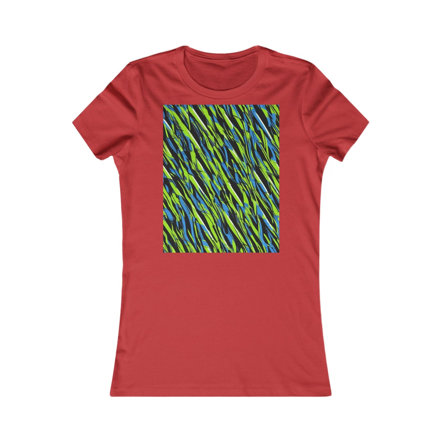 boostlete-iron-intent-pattern-sprint-vector-0219 — Women's Favorite Tee (B+C 6004)