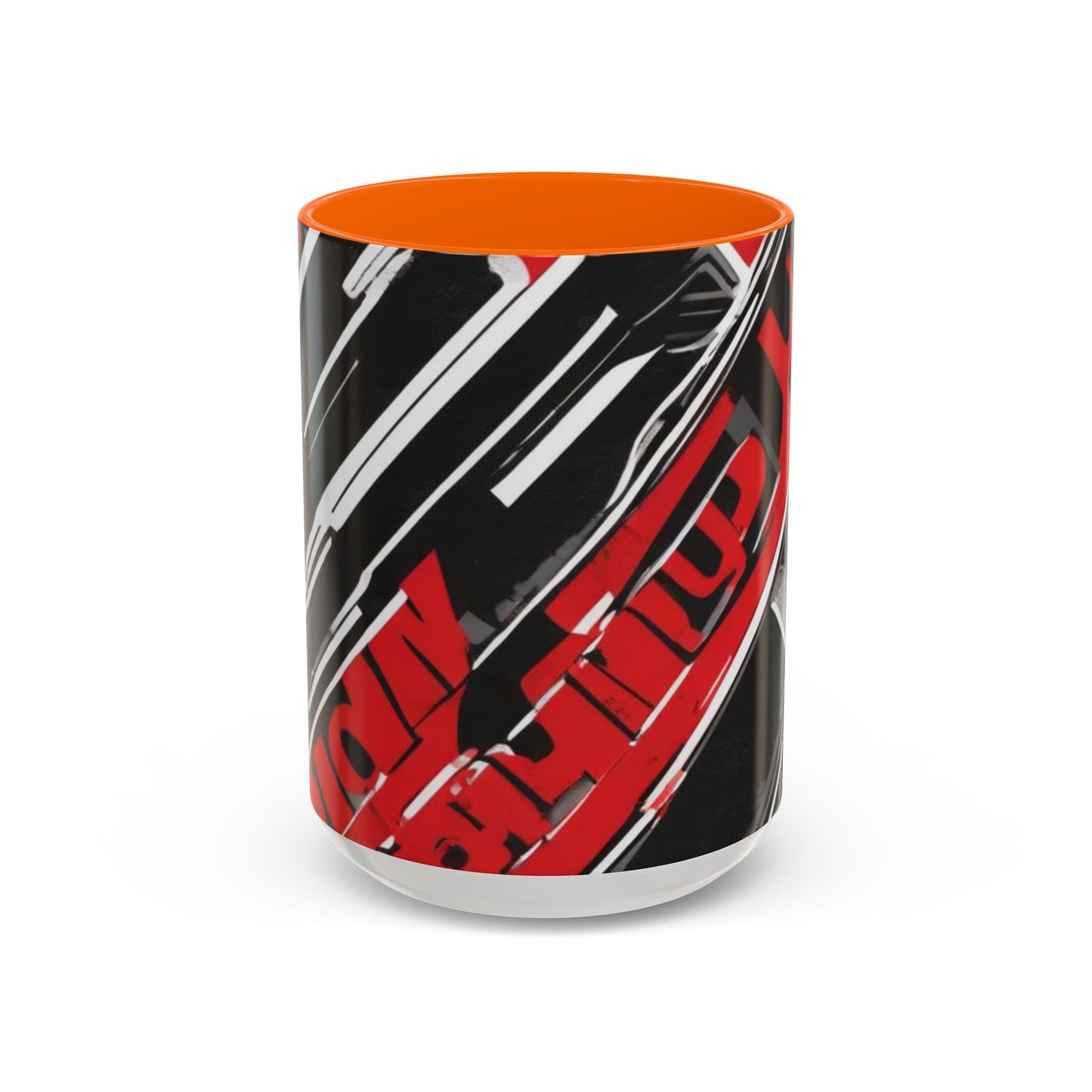 boostlete-recovery-progress-type-show-up-diagonal-paper-0109 — Accent Mug 11oz/15oz