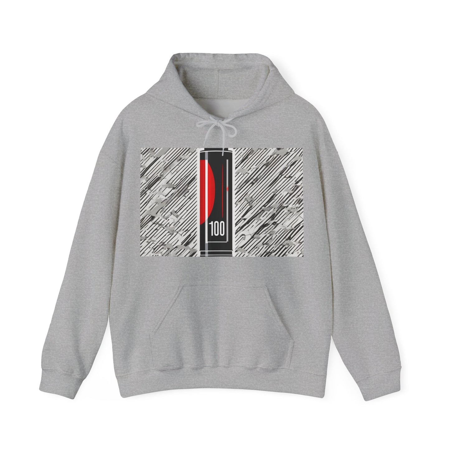 boostlete-rise-grind-icon-battery-motion-badge-0266 — Unisex Heavy Blend Hooded Sweatshirt (Gildan)