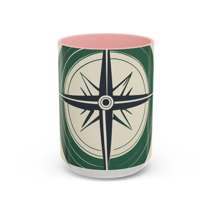 boostlete-iron-intent-icon-compass-soft-blueprint-0614 — Accent Mug 11/15oz