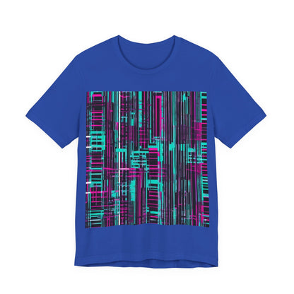 boostlete-field-day-pattern-barcode-retro-0275 — Unisex Jersey Short Sleeve (B+C 3001)