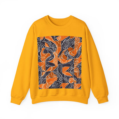 boostlete-rise-grind-pattern-sprint-vector-0207 — Unisex Heavy Blend Crewneck Sweatshirt (Gildan)