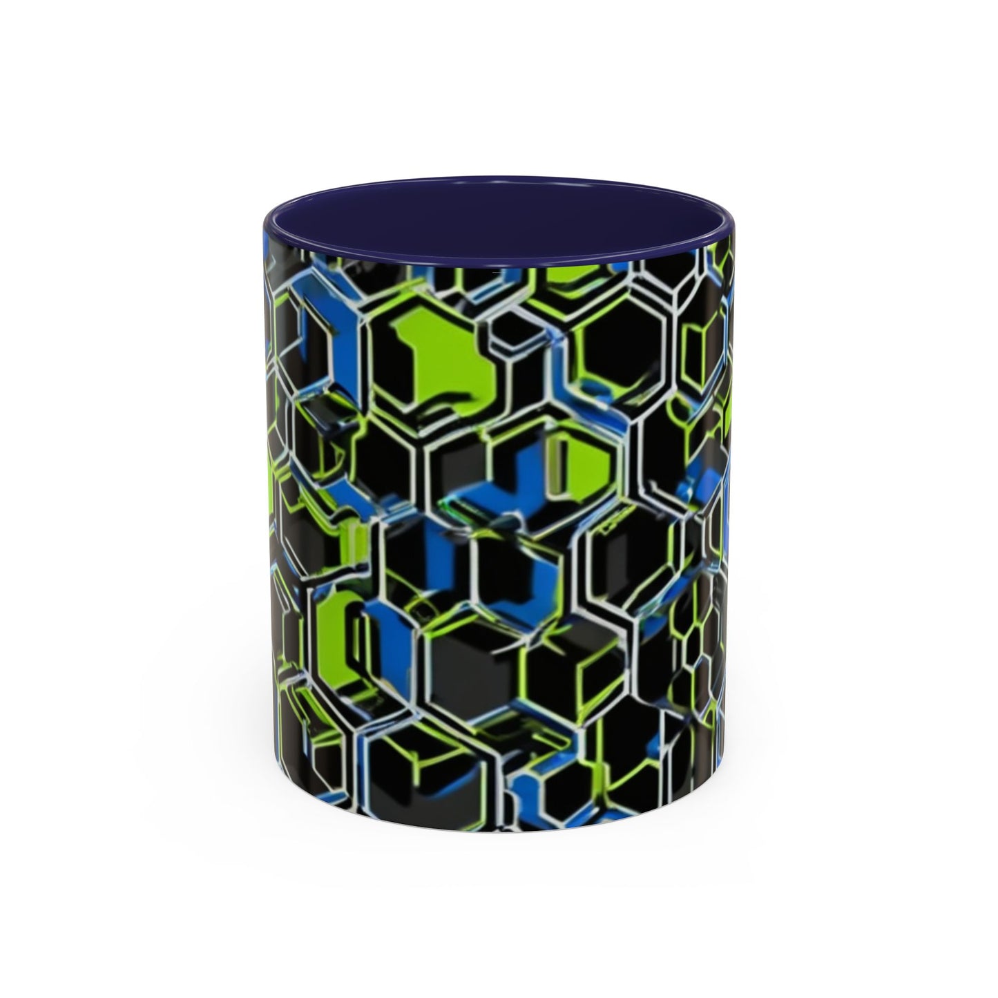 boostlete-recovery-progress-pattern-hex-blueprint-0007 — Accent Mug 11oz/15oz