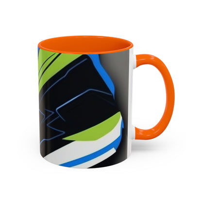 boostlete-quiet-power-icon-sneaker-duotone-paper-0066 — Accent Mug 11oz/15oz