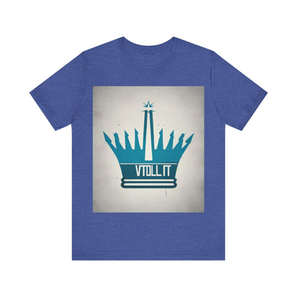 boostlete-am-crew-icon-crown-matte-industrial-0058 — Unisex Jersey Short Sleeve (B+C 3001)