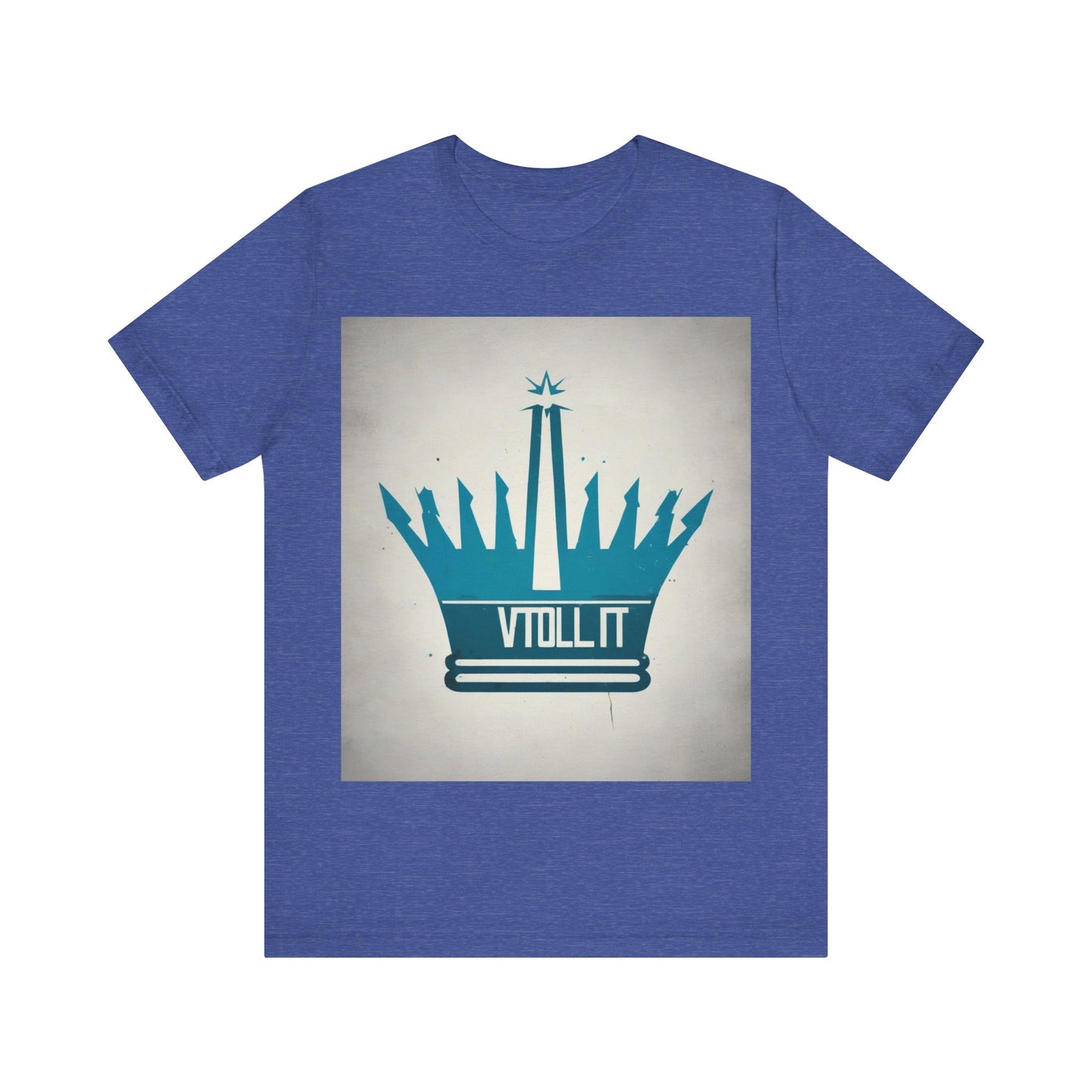 boostlete-am-crew-icon-crown-matte-industrial-0058 — Unisex Jersey Short Sleeve (B+C 3001)