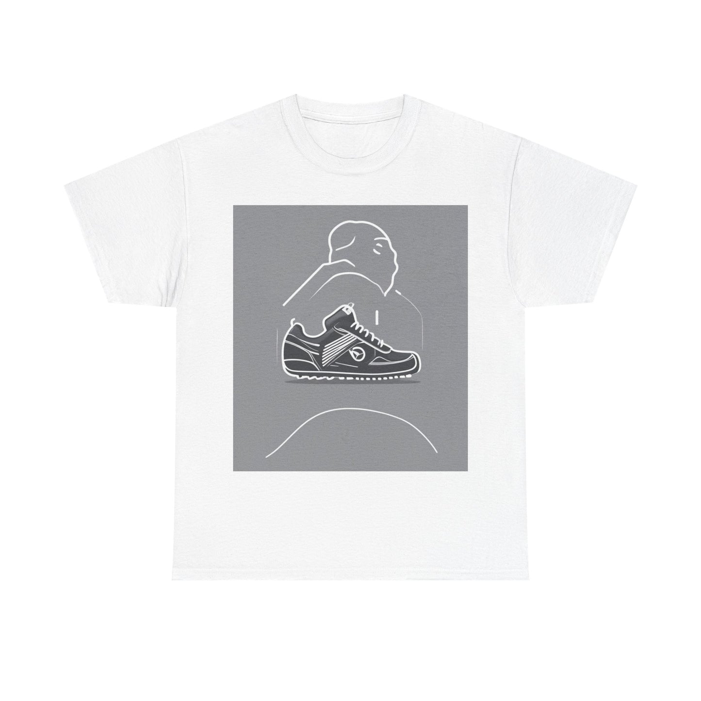 boostlete-boost-mode-icon-sneaker-offset-vector-0166 — Unisex Heavy Cotton Tee (Gildan 5000)