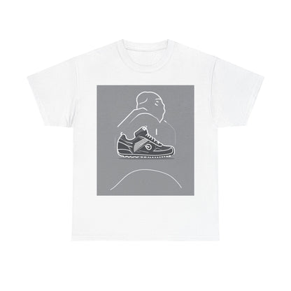 boostlete-boost-mode-icon-sneaker-offset-vector-0166 — Unisex Heavy Cotton Tee (Gildan 5000)