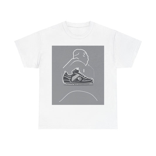 boostlete-boost-mode-icon-sneaker-offset-vector-0166 — Unisex Heavy Cotton Tee (Gildan 5000)