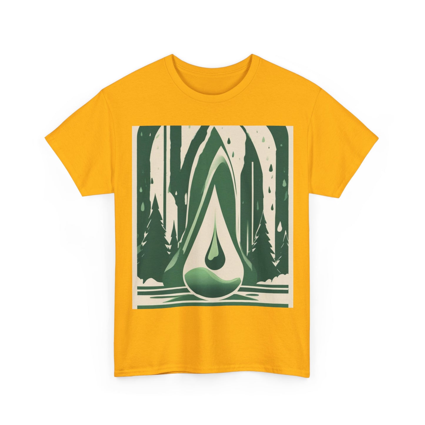 boostlete-quiet-power-icon-water-glitch-retro-0186 — Unisex Heavy Cotton Tee (Gildan 5000)