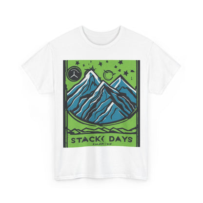 boostlete-pr-season-icon-mountain-grainy-badge-0154 — Unisex Heavy Cotton Tee (Gildan 5000)