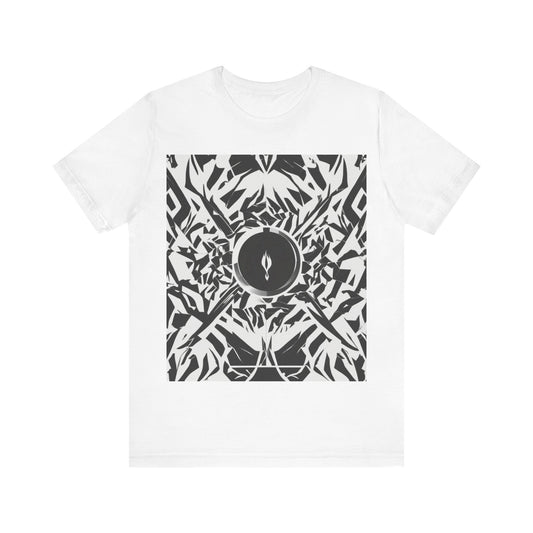 boostlete-am-crew-icon-flame-matte-geometric-0286 — Unisex Jersey Short Sleeve (B+C 3001)