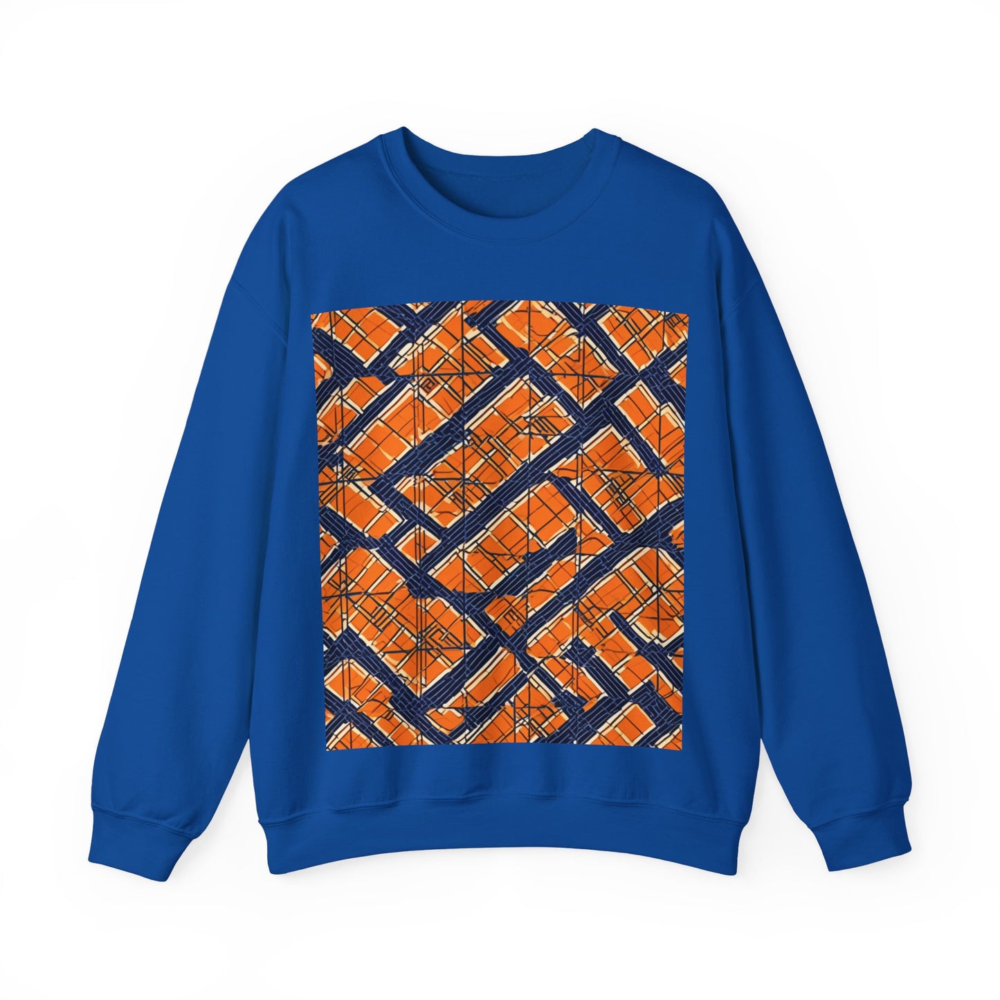 boostlete-boost-mode-pattern-plate-number-monoline-0571 — Unisex Heavy Blend Crewneck (G18000)