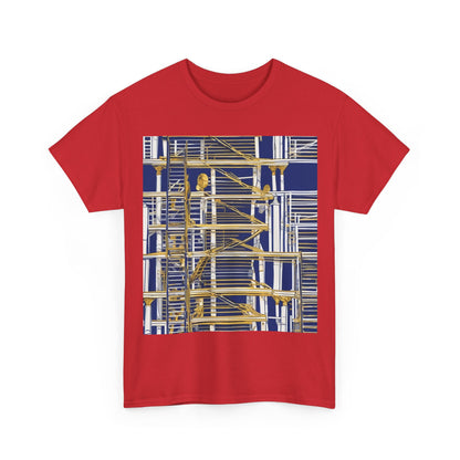 boostlete-rise-grind-icon-ladder-high-engraved-0238 — Unisex Heavy Cotton Tee (Gildan 5000)