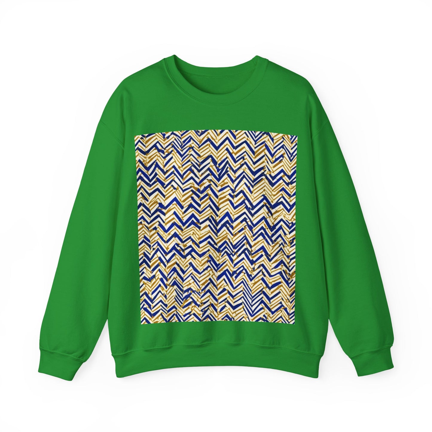 boostlete-boost-mode-pattern-ekg-line-art-0091 — Unisex Heavy Blend Crewneck Sweatshirt (Gildan)