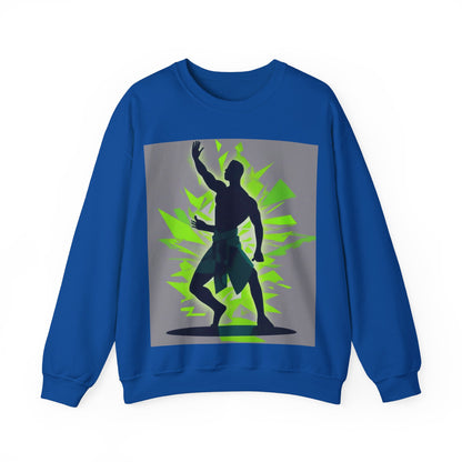 boostlete-mile-by-mile-scene-yogi-offset-isometric-0972 — Unisex Heavy Blend Crewneck (G18000)