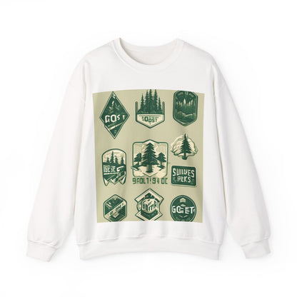 boostlete-mile-by-mile-type-go-get-one-micro-isometric-0441 — Unisex Heavy Blend Crewneck (G18000)