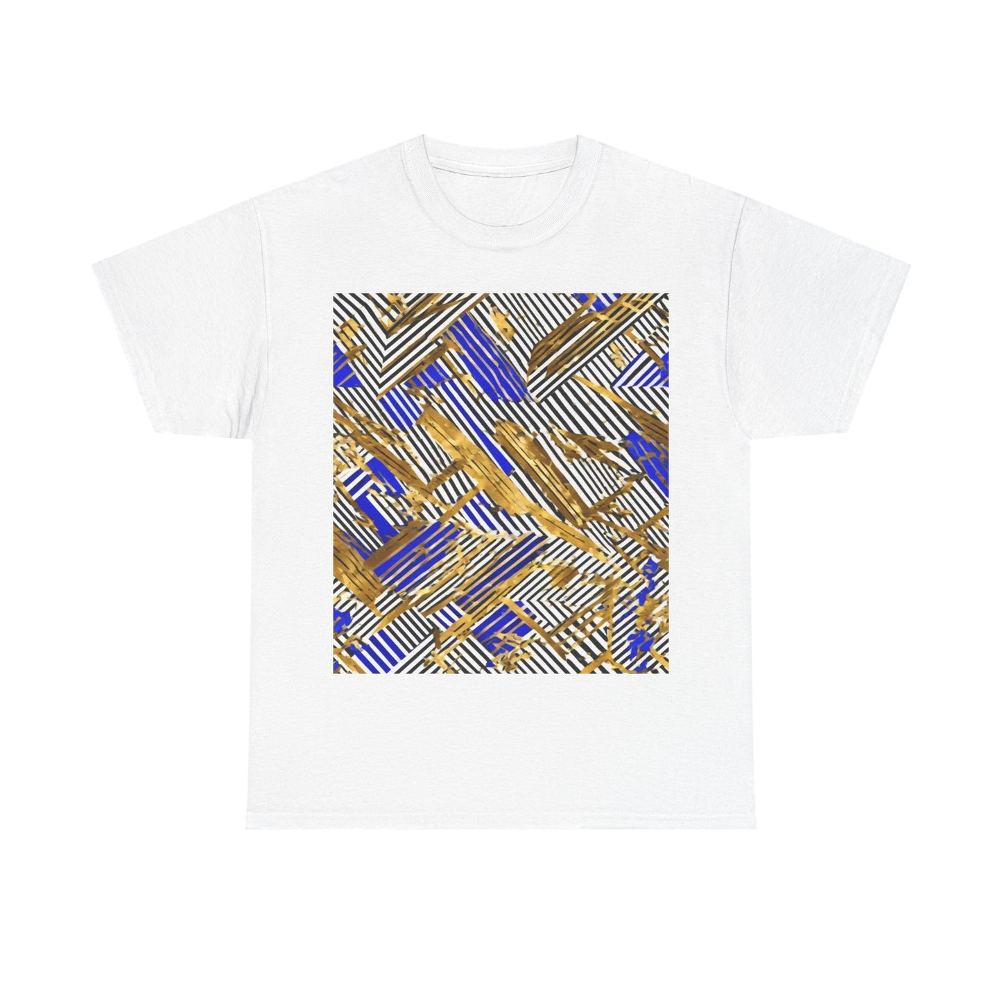 boostlete-boost-mode-pattern-diagonal-monoline-0015 — Unisex Heavy Cotton Tee (Gildan 5000)