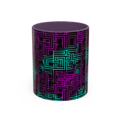 boostlete-boost-mode-pattern-plate-number-monoline-0079 — Accent Mug 11oz/15oz