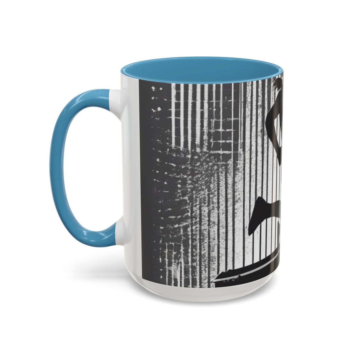 boostlete-am-crew-scene-hurdler-halftone-badge-0956 — Accent Mug 11/15oz