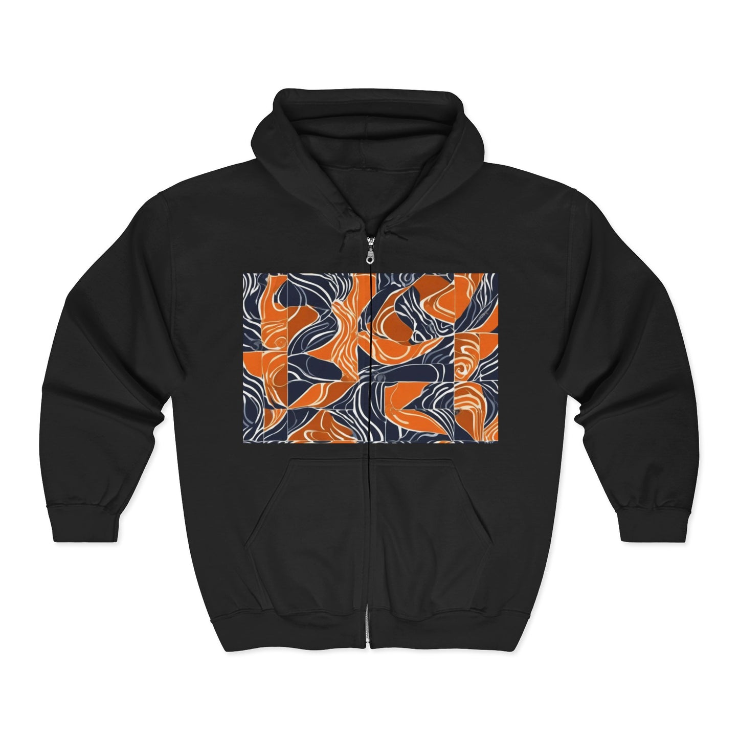 boostlete-rise-grind-pattern-sprint-vector-0207 — Unisex Heavy Blend Full-Zip Hooded Sweatshirt