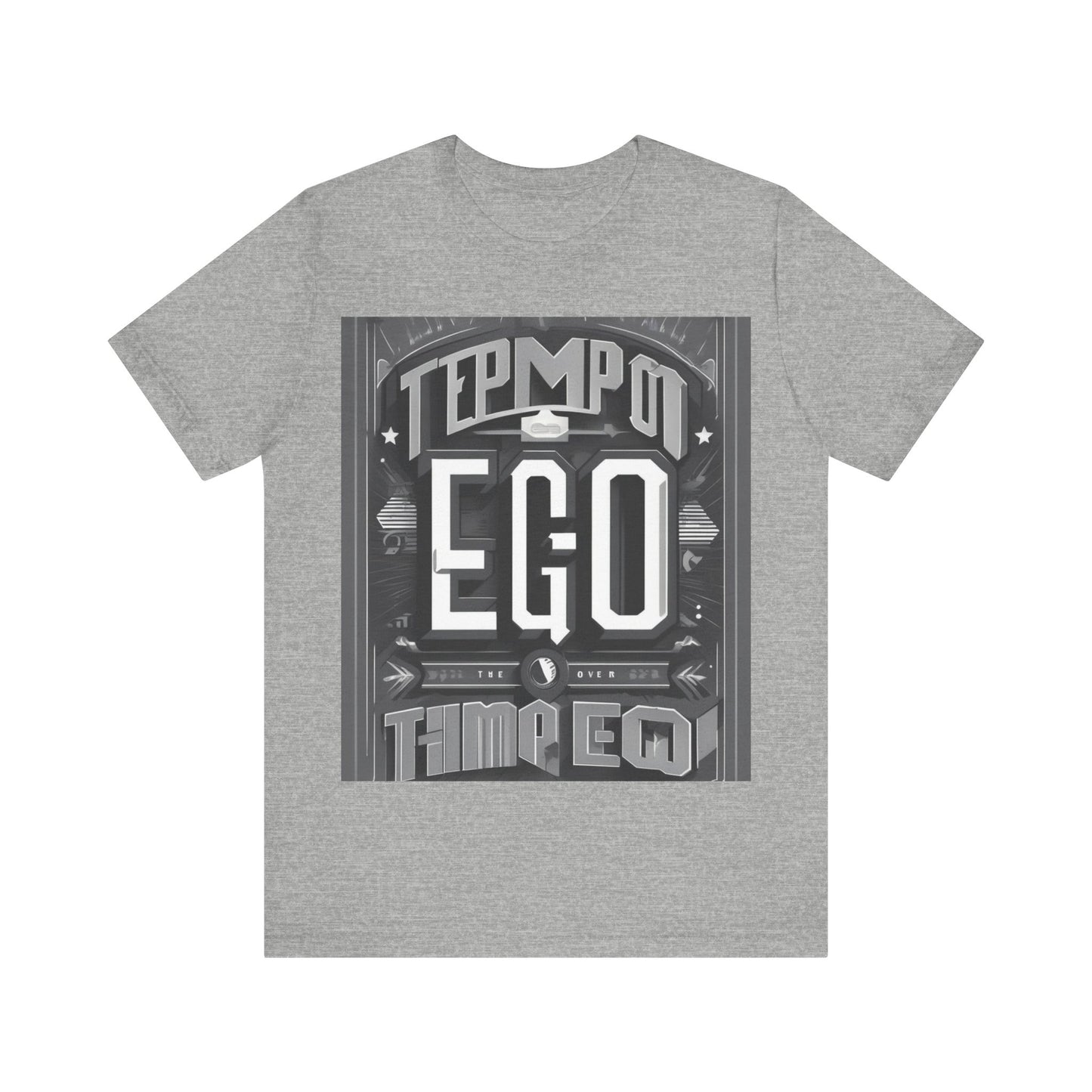 boostlete-mile-by-mile-type-tempo-over-ego-banner-modern-0093 — Unisex Jersey Short Sleeve (B+C 3001)