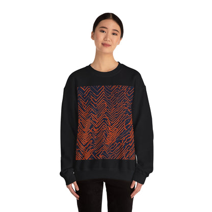 boostlete-field-day-pattern-ekg-modern-0087 — Unisex Heavy Blend Crewneck Sweatshirt (Gildan)