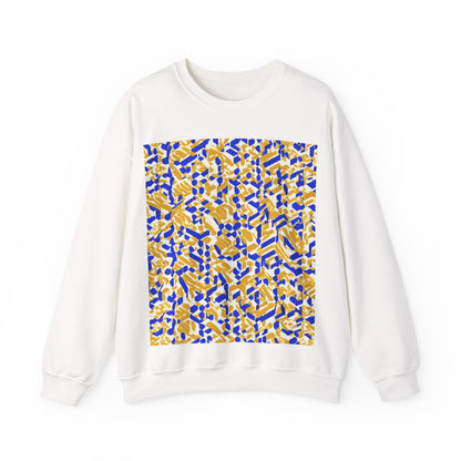 boostlete-rise-grind-pattern-sprint-isometric-0319 — Unisex Heavy Blend Crewneck Sweatshirt (Gildan)