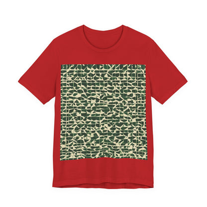 boostlete-iron-intent-pattern-plate-number-isometric-0099 — Unisex Jersey Short Sleeve (B+C 3001)