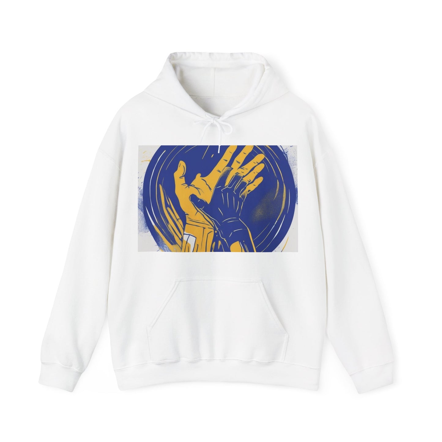 boostlete-am-crew-scene-athlete-neon-vector-0304 — Unisex Heavy Blend Hooded Sweatshirt (Gildan)