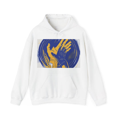 boostlete-am-crew-scene-athlete-neon-vector-0304 — Unisex Heavy Blend Hooded Sweatshirt (Gildan)