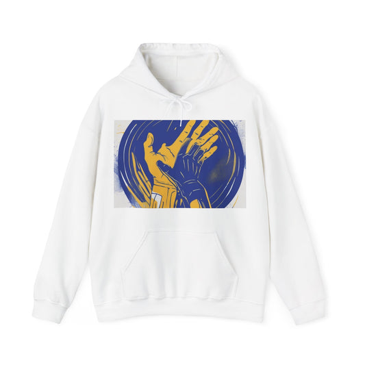 boostlete-am-crew-scene-athlete-neon-vector-0304 — Unisex Heavy Blend Hooded Sweatshirt (Gildan)