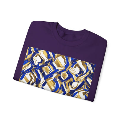 boostlete-boost-mode-pattern-hex-athletic-0611 — Unisex Heavy Blend Crewneck (G18000)