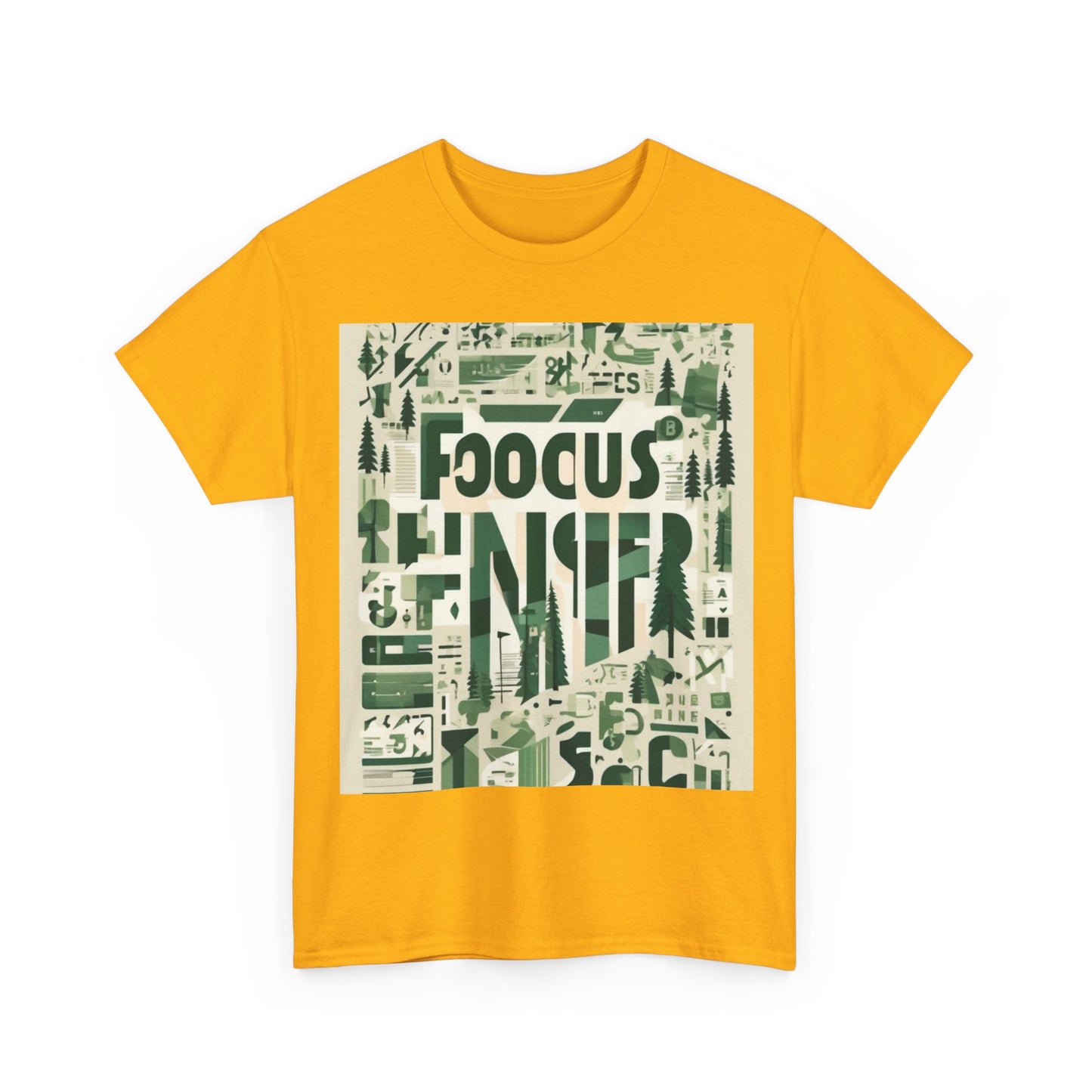 boostlete-boost-mode-type-focus-finish-banner-modern-0113 — Unisex Heavy Cotton Tee (Gildan 5000)