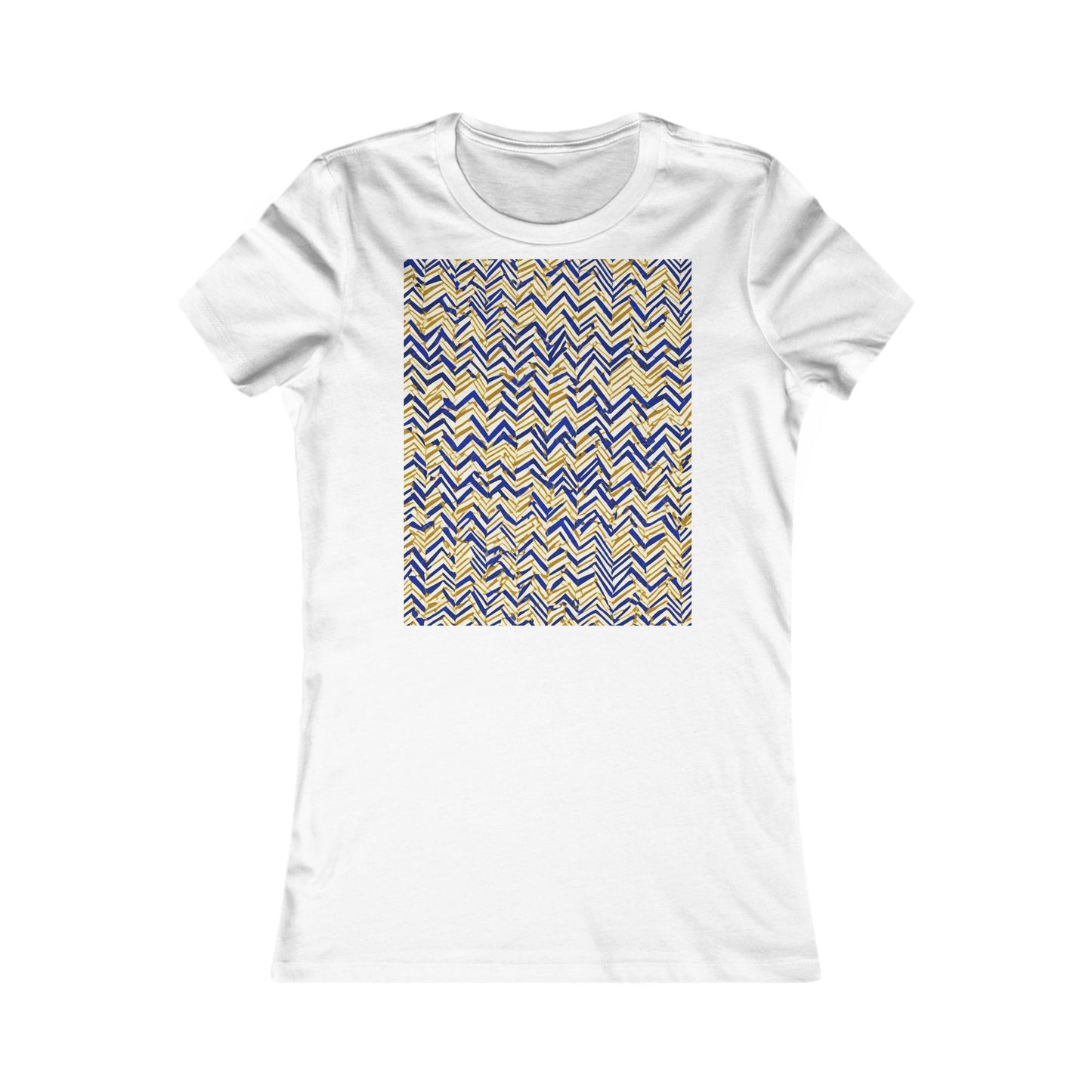 boostlete-boost-mode-pattern-ekg-line-art-0091 — Women's Favorite Tee (B+C 6004)