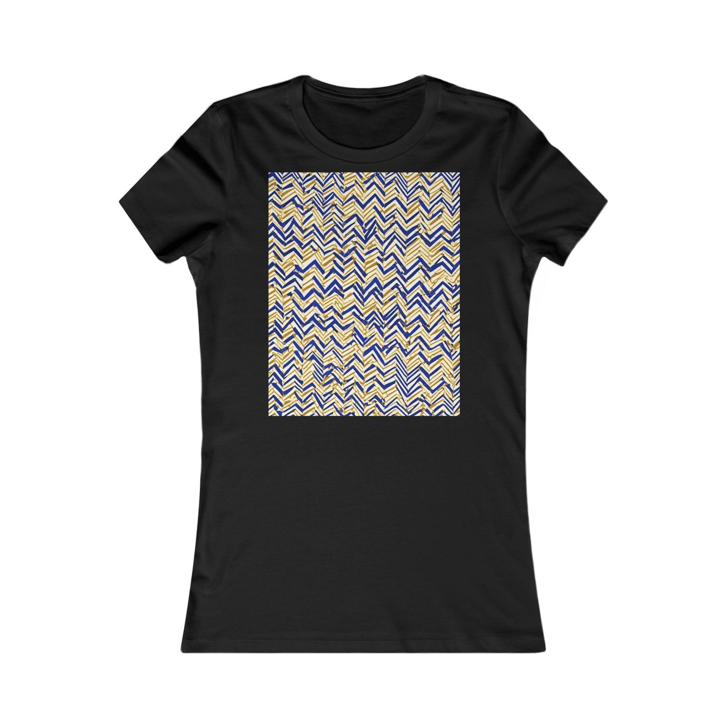 boostlete-boost-mode-pattern-ekg-line-art-0091 — Women's Favorite Tee (B+C 6004)