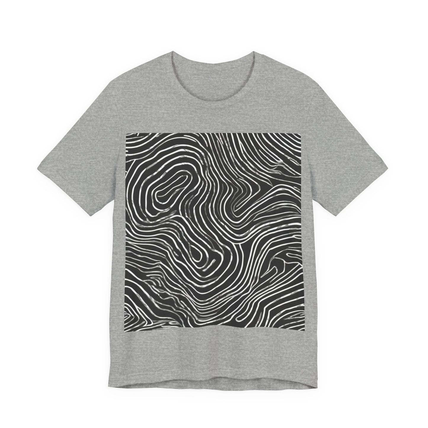 boostlete-field-day-pattern-topographic-badge-0307 — Unisex Jersey Short Sleeve (B+C 3001)