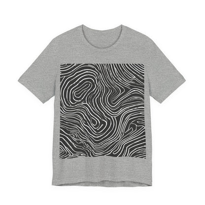 boostlete-field-day-pattern-topographic-badge-0307 — Unisex Jersey Short Sleeve (B+C 3001)