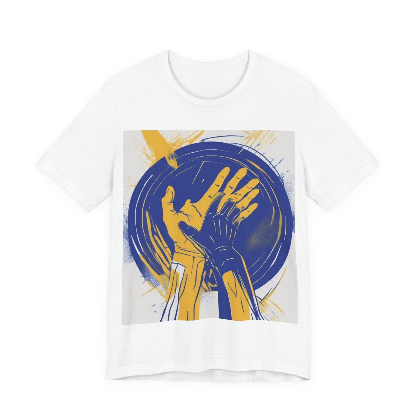 boostlete-am-crew-scene-athlete-neon-vector-0304 — Unisex Jersey Short Sleeve (B+C 3001)