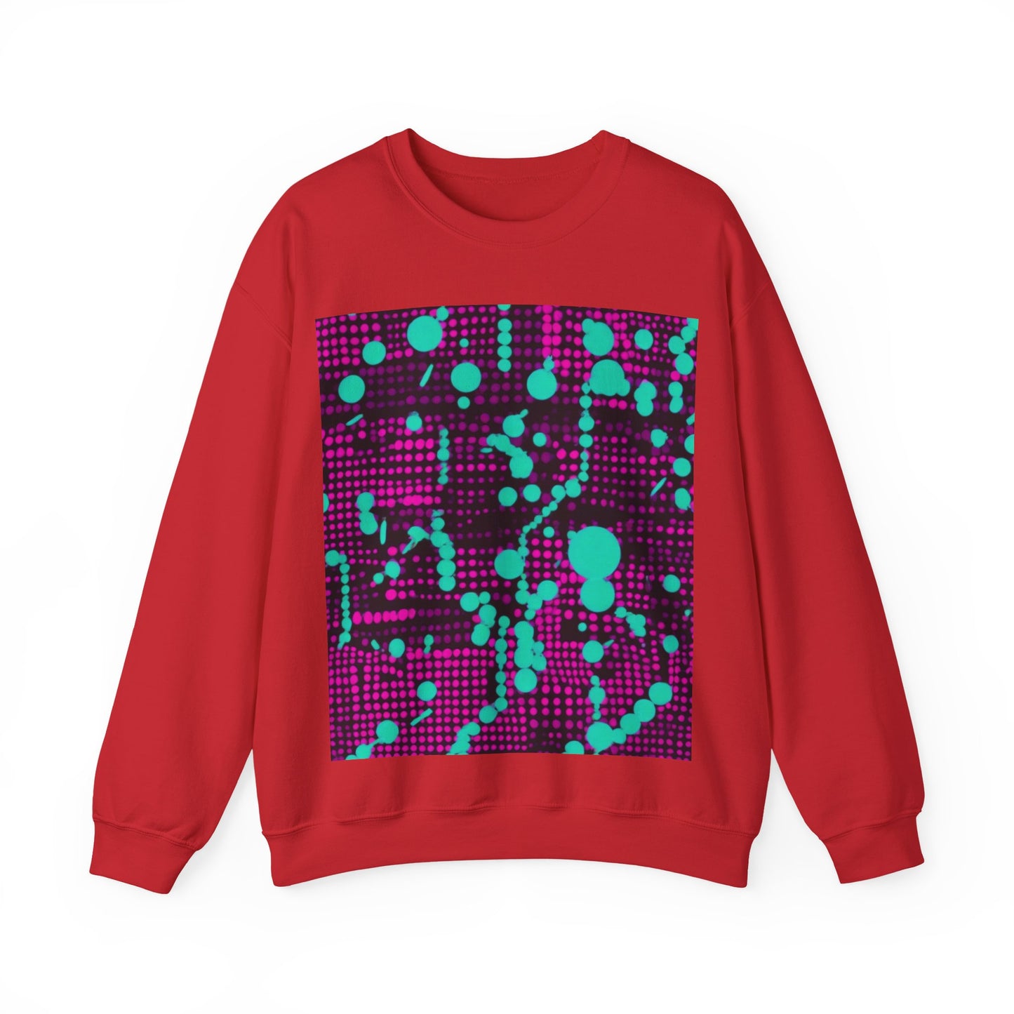 boostlete-pr-season-pattern-dotted-retro-0891 — Unisex Heavy Blend Crewneck (G18000)