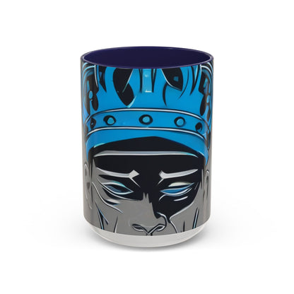 boostlete-am-crew-icon-crown-grainy-monoline-0022 — Accent Mug 11oz/15oz