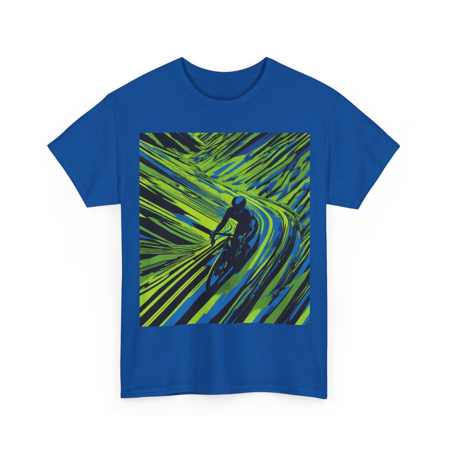 boostlete-am-crew-scene-cyclist-speed-isometric-0064 — Unisex Heavy Cotton Tee (Gildan 5000)