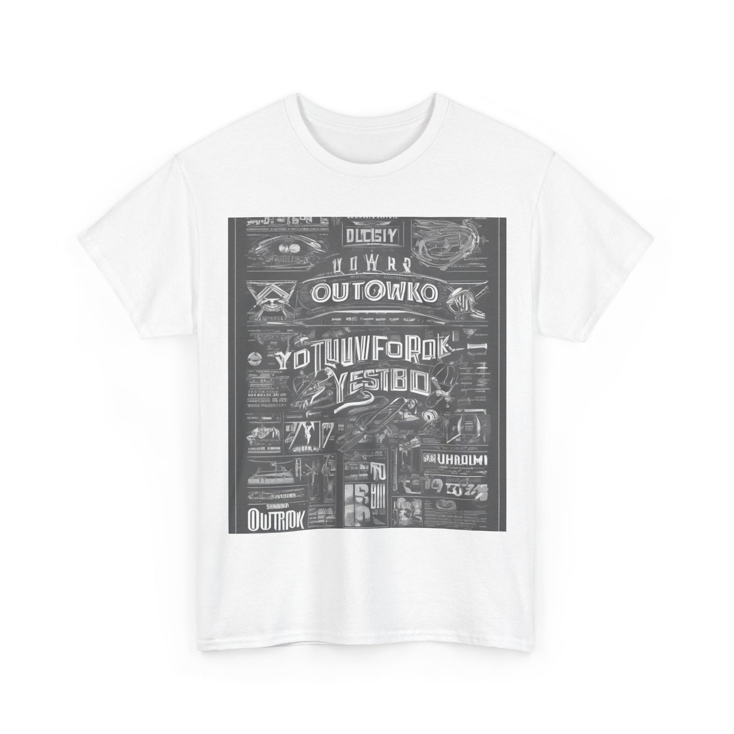 boostlete-field-day-type-outwork-yesterday-big-blueprint-0173 — Unisex Heavy Cotton Tee (Gildan 5000)