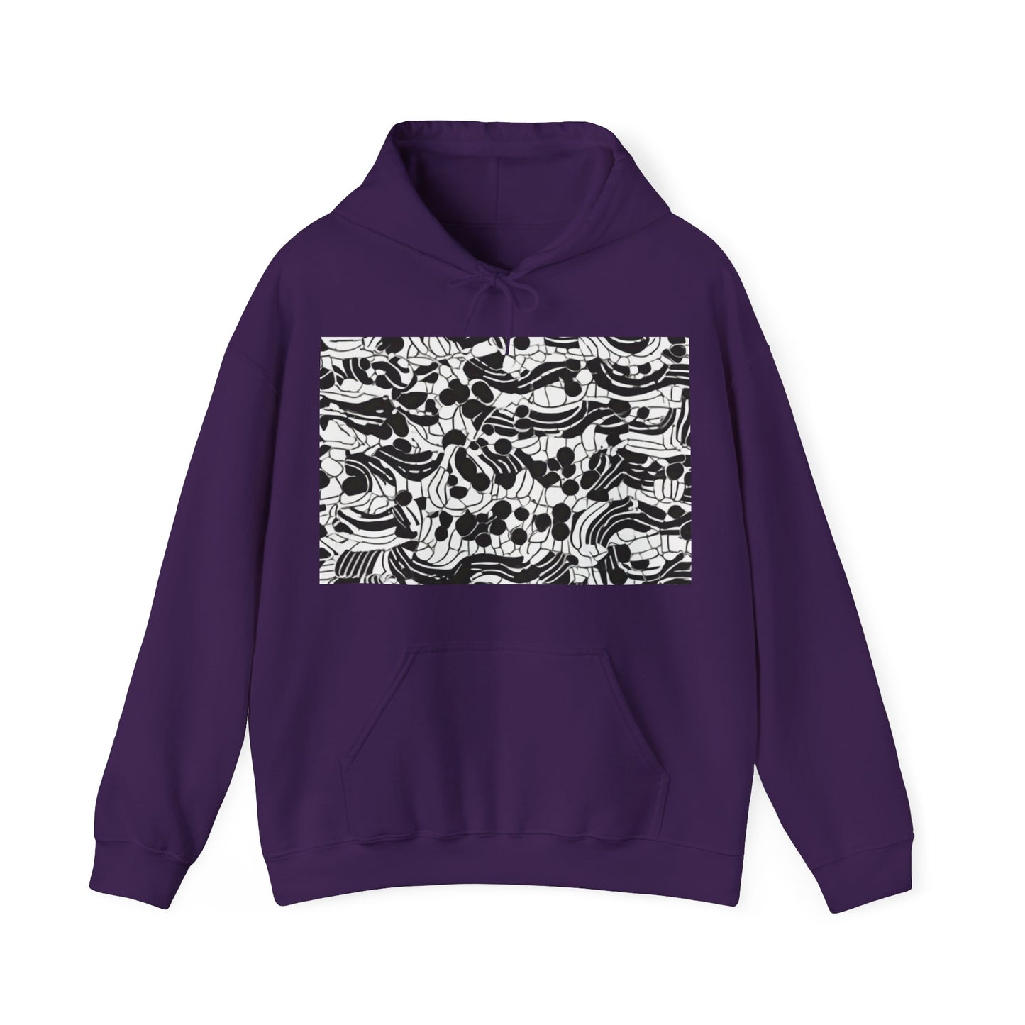 boostlete-rise-grind-pattern-dotted-line-art-0483 — Unisex Heavy Blend Hoodie (G18500)