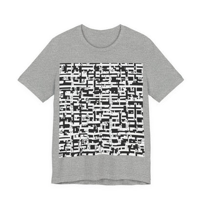 boostlete-iron-intent-pattern-plate-number-badge-0171 — Unisex Jersey Short Sleeve (B+C 3001)