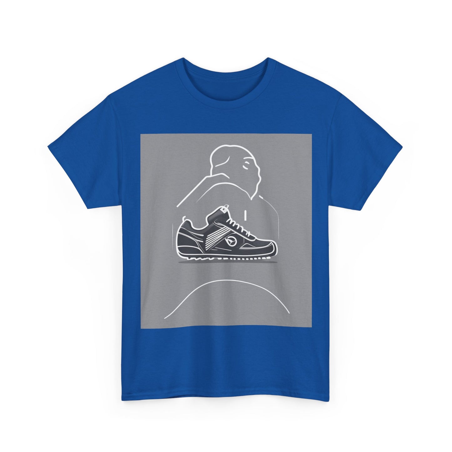 boostlete-boost-mode-icon-sneaker-offset-vector-0166 — Unisex Heavy Cotton Tee (Gildan 5000)