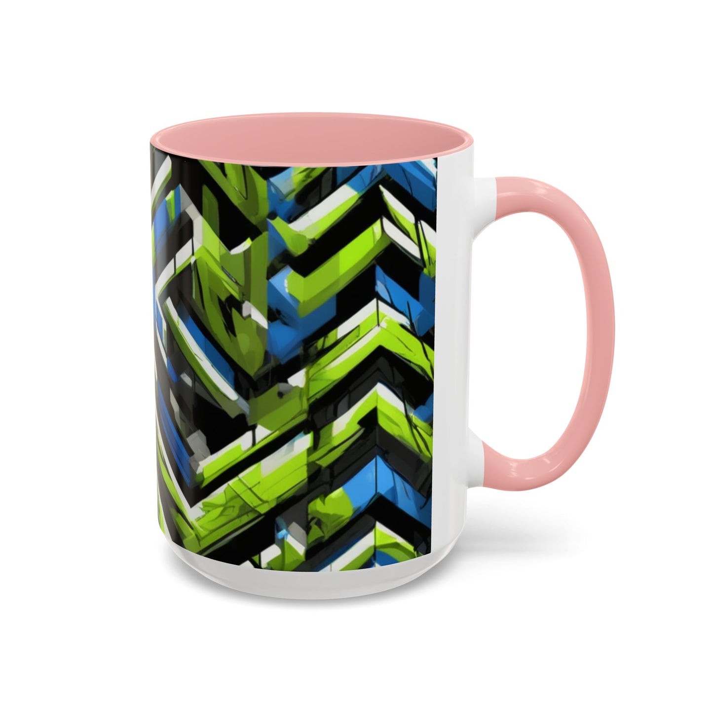 boostlete-rise-grind-pattern-chevron-isometric-0195 — Accent Mug 11oz/15oz