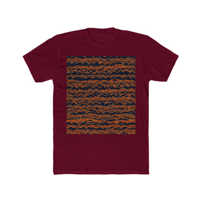 boostlete-field-day-pattern-ekg-bold-0135 — Unisex Cotton Crew Tee (NL 3600)