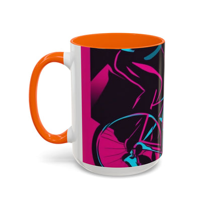 boostlete-rise-grind-scene-cyclist-outline-vector-0868 — Accent Mug 11/15oz